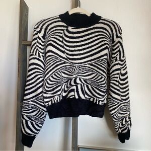 Fluffy Optical Sweater